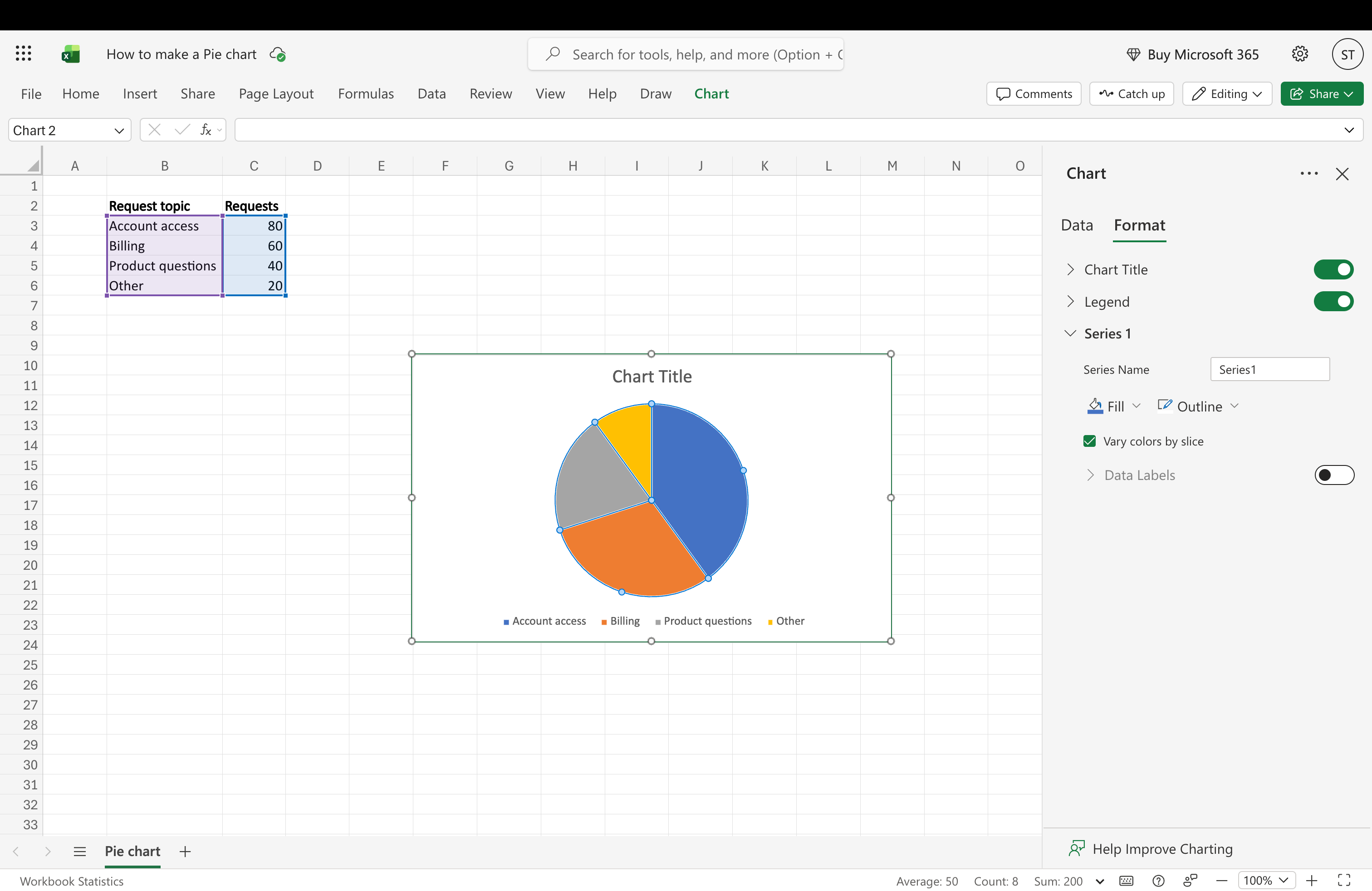 Pie chart Excel.webp
