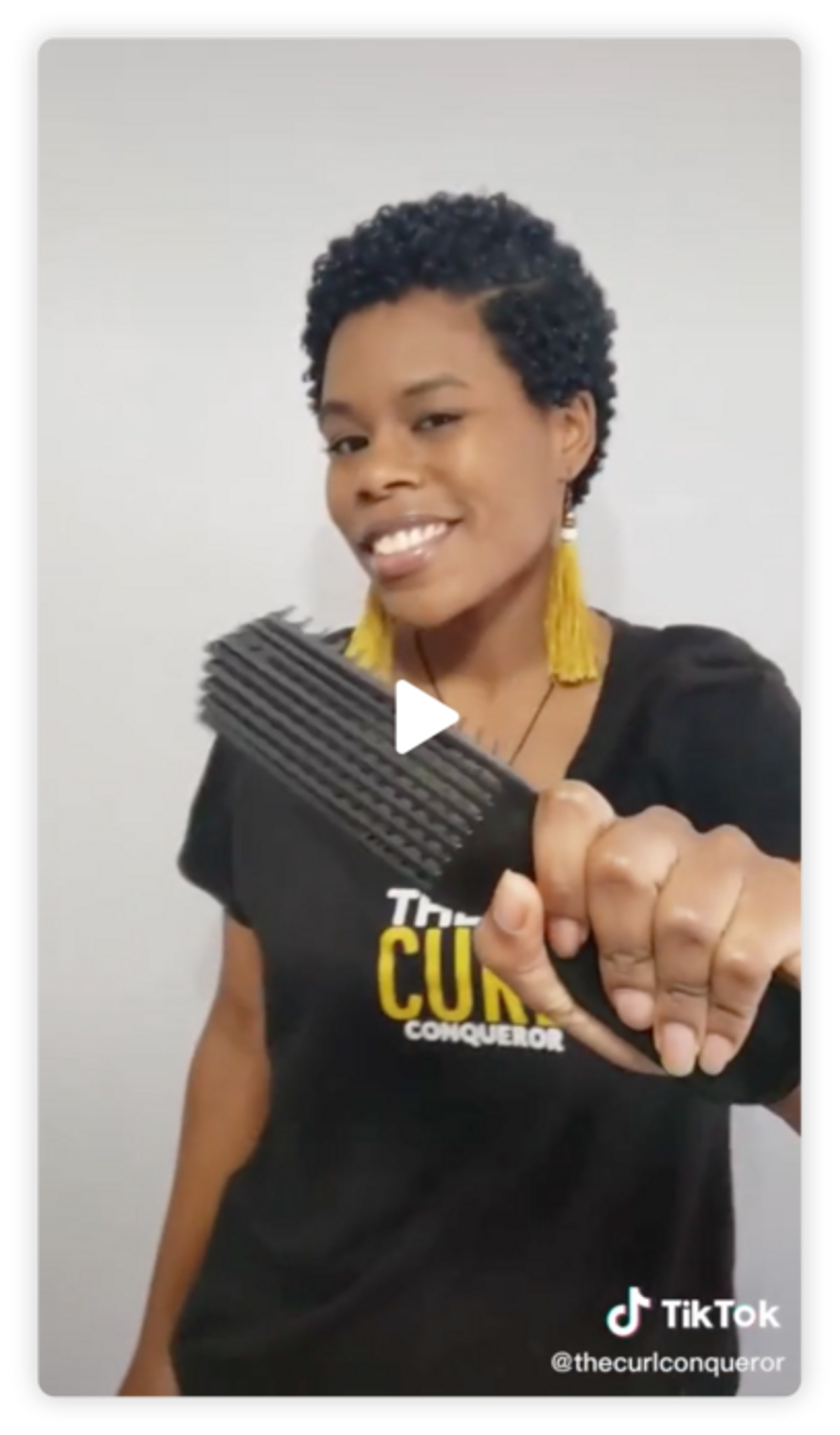 The Curl Conqueror TikTok