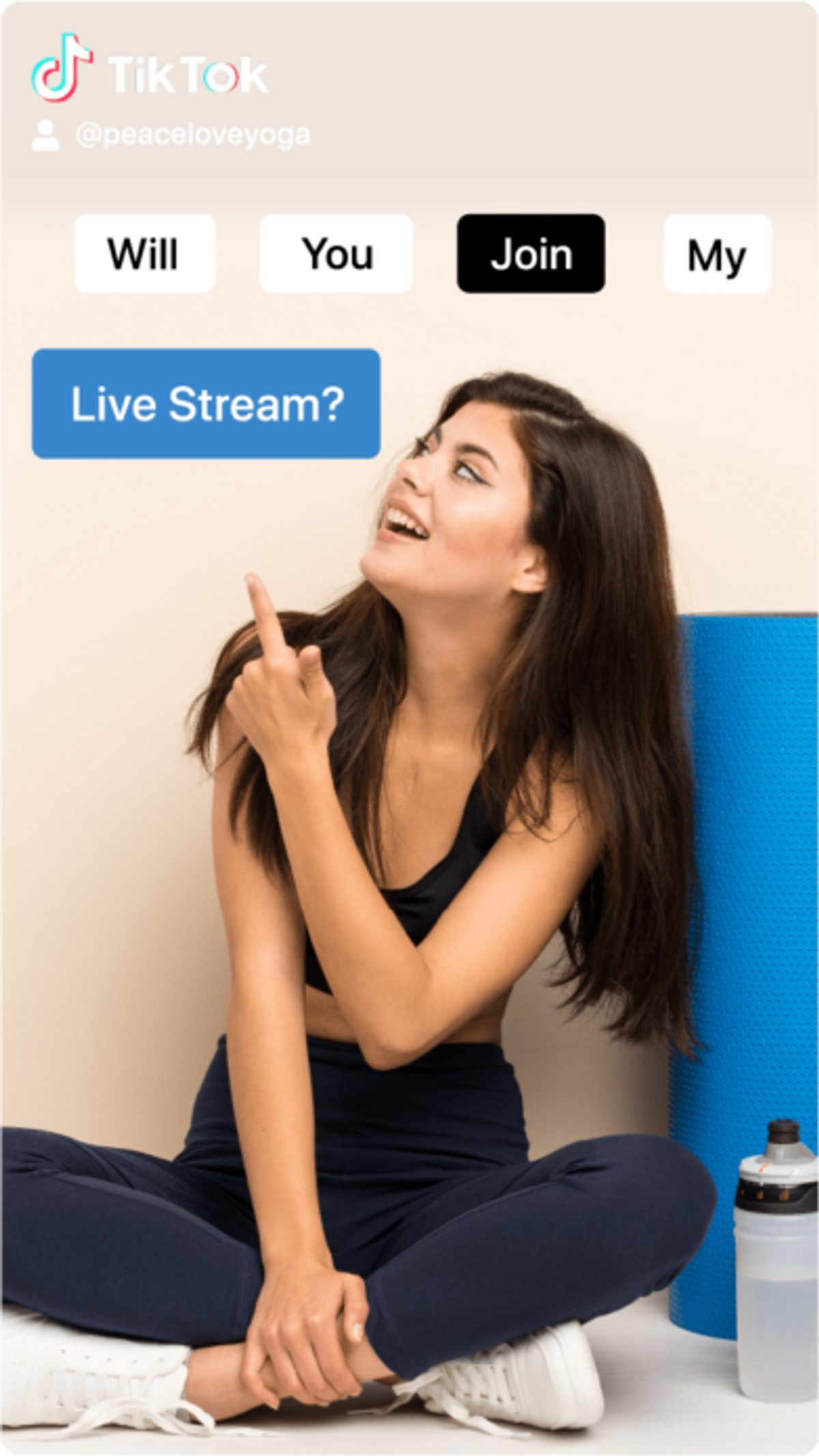 TikTok Will you join my livestream? 