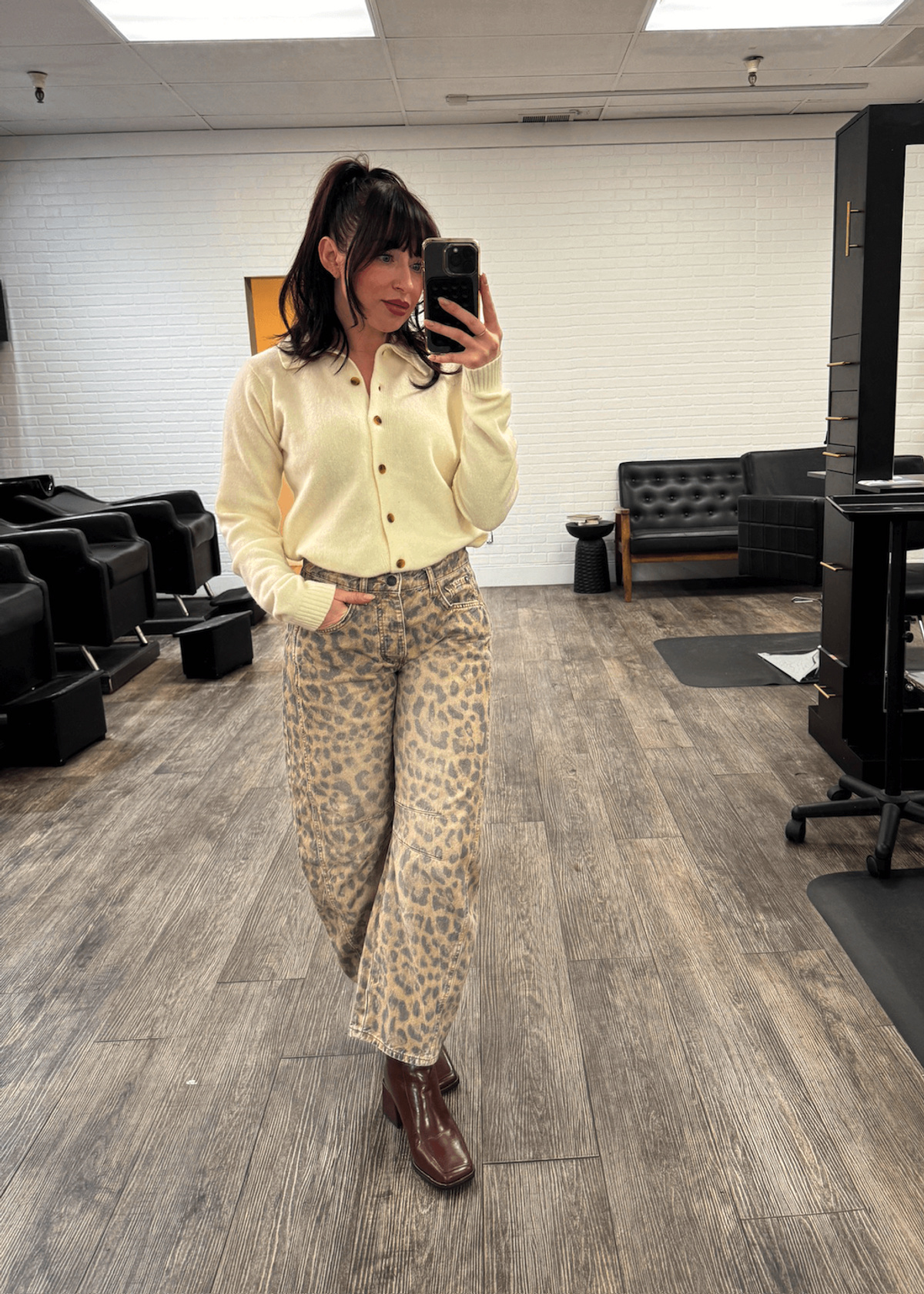 Color palette hairstylist fashion