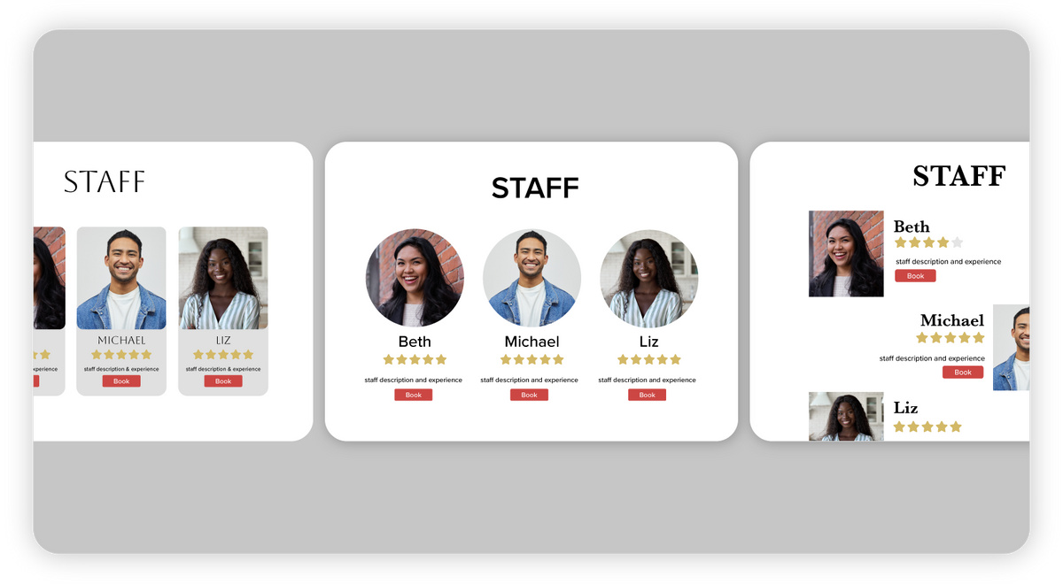 Enhance Your Business's Online Presence with the Updated Staff Component