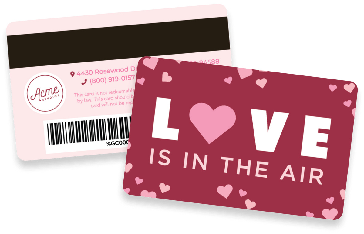 Vagaro Valentine's Day gift cards