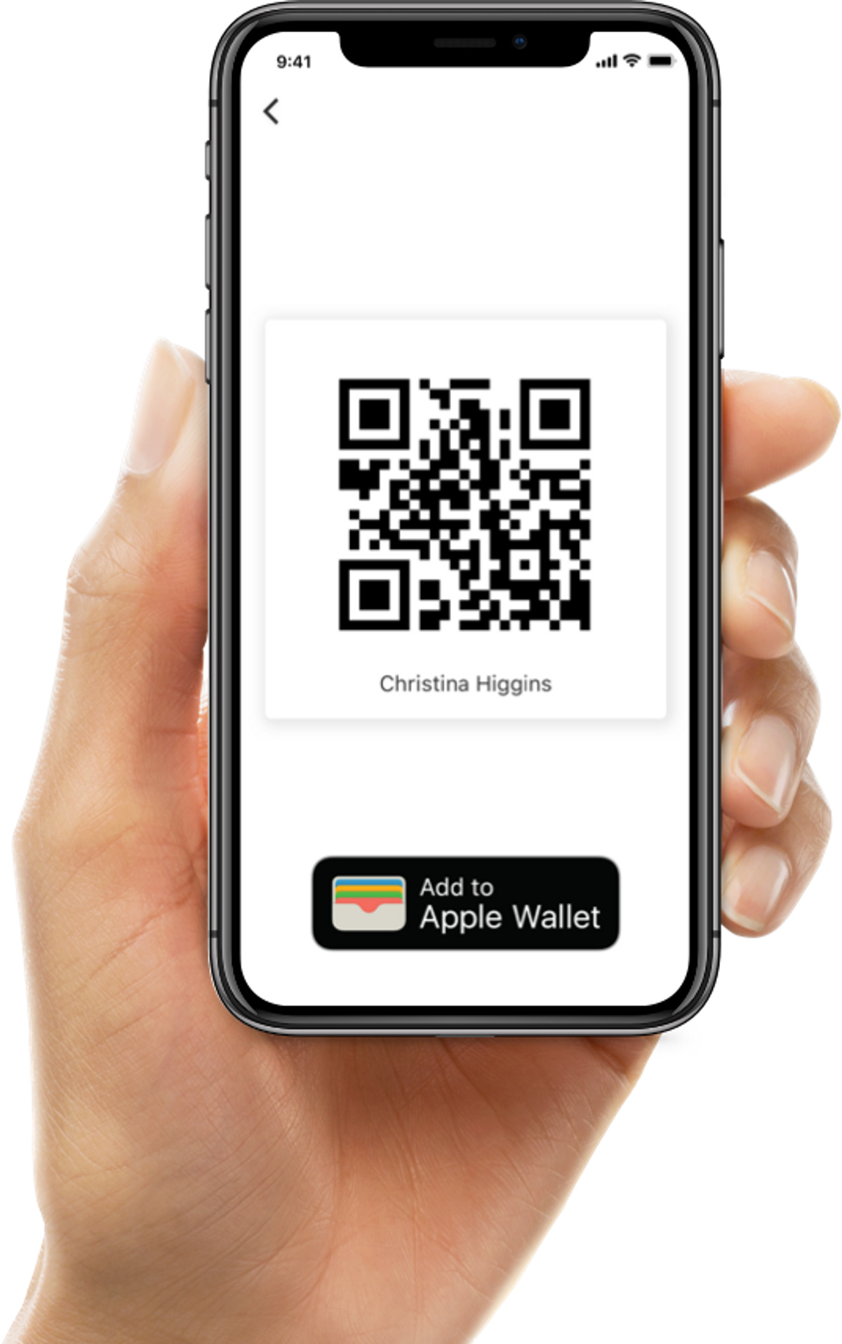 An image of a phone with a QR code within Vagaro App designed for customer check-ins.