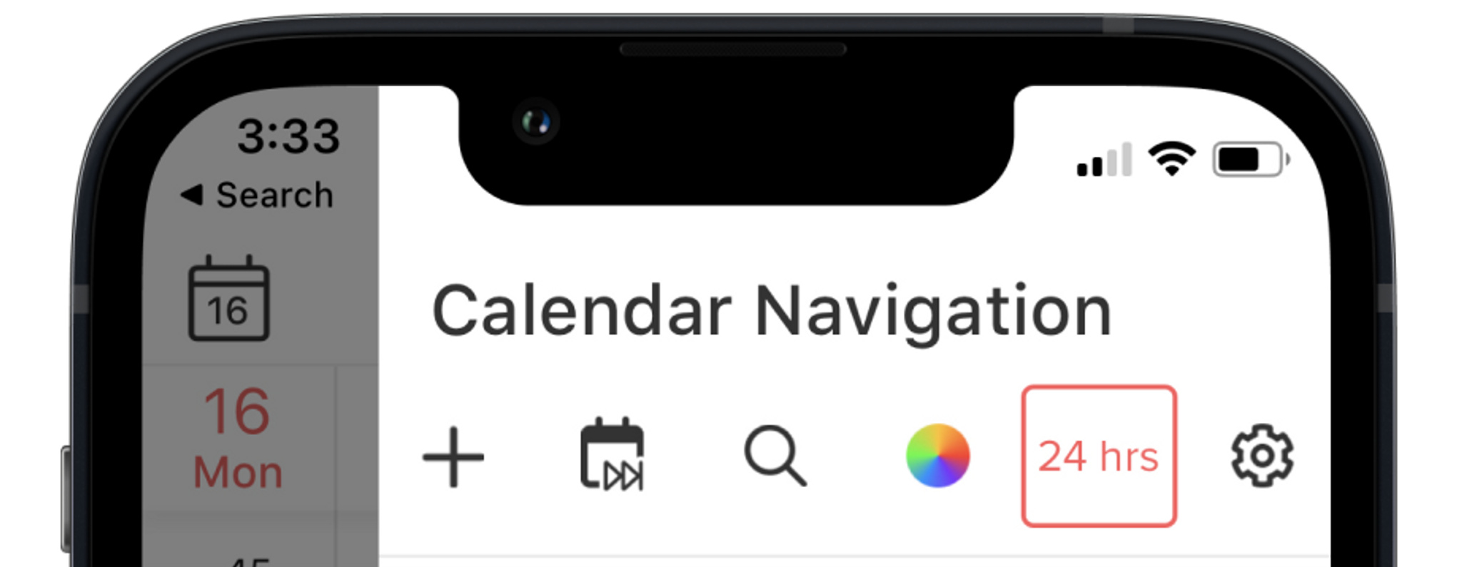 Calendar 24 Hour View (Vagaro Pro App)