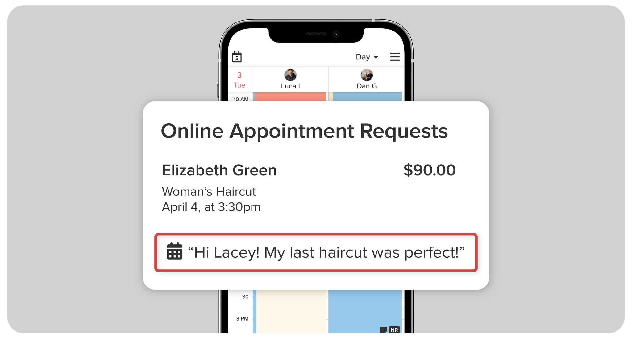 Appointment Notes Display For Waitlisted or Requested Appointments