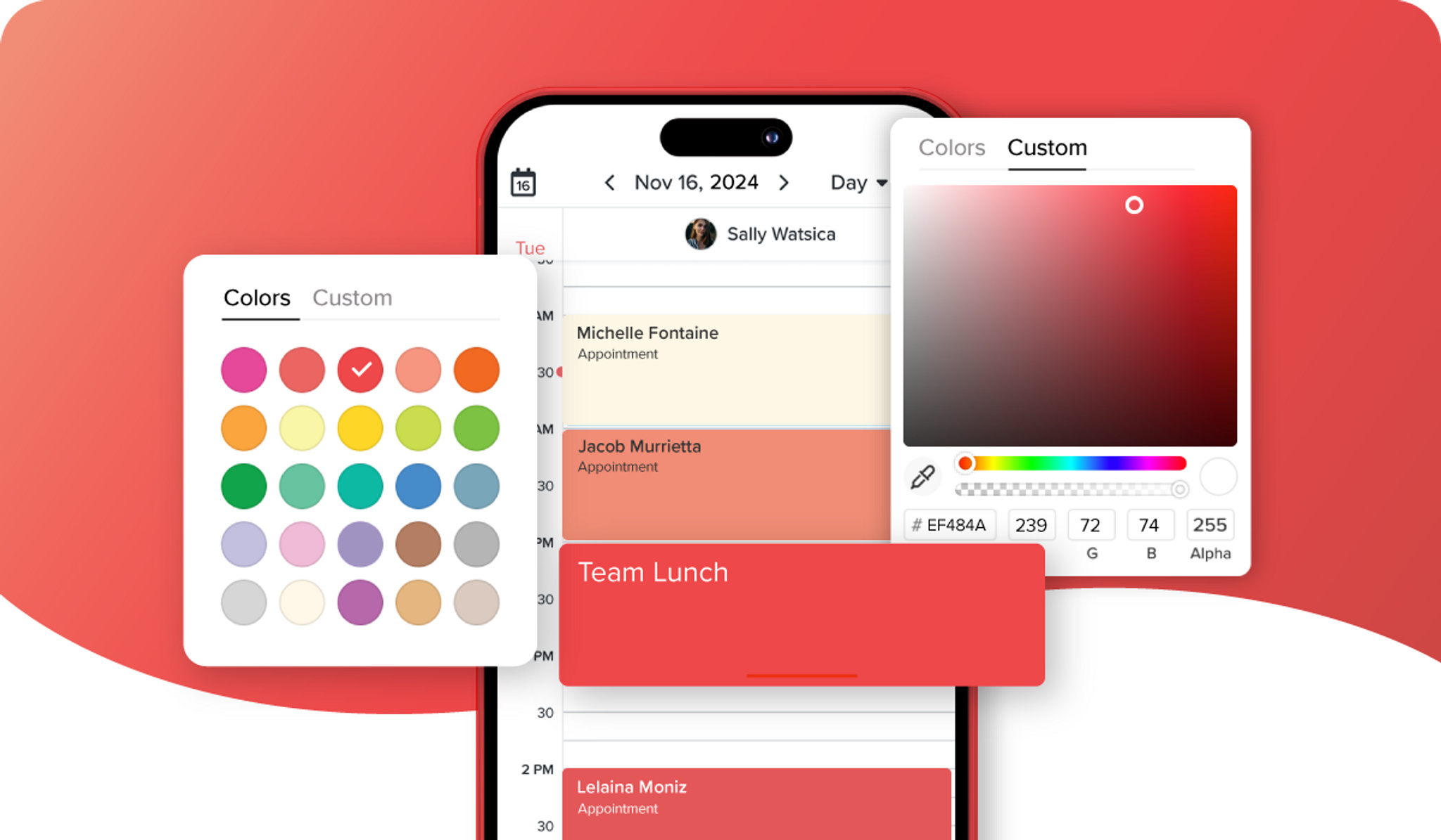 Custom Personal Task Colors