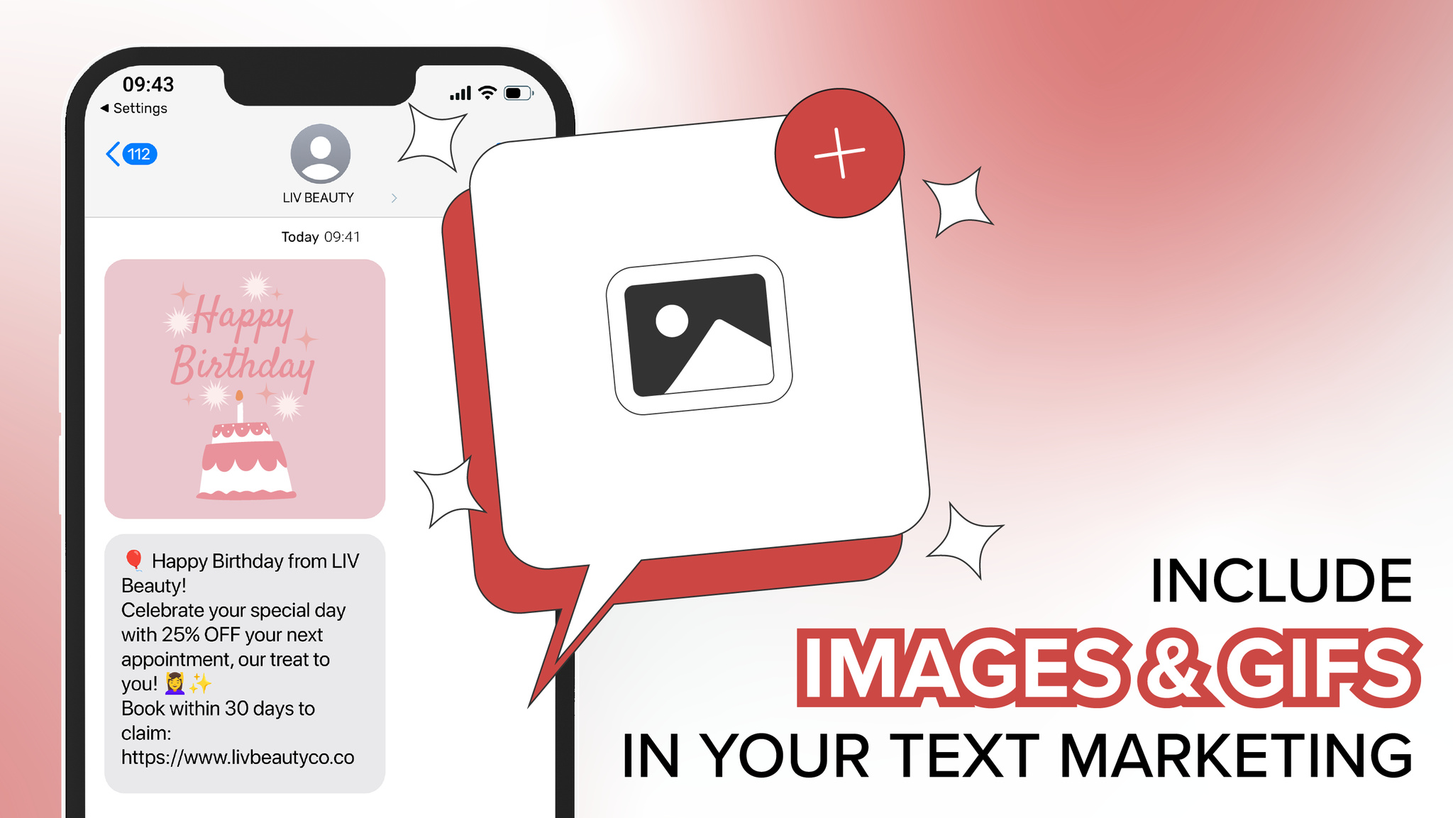 Add Images and GIFs to Text Messages