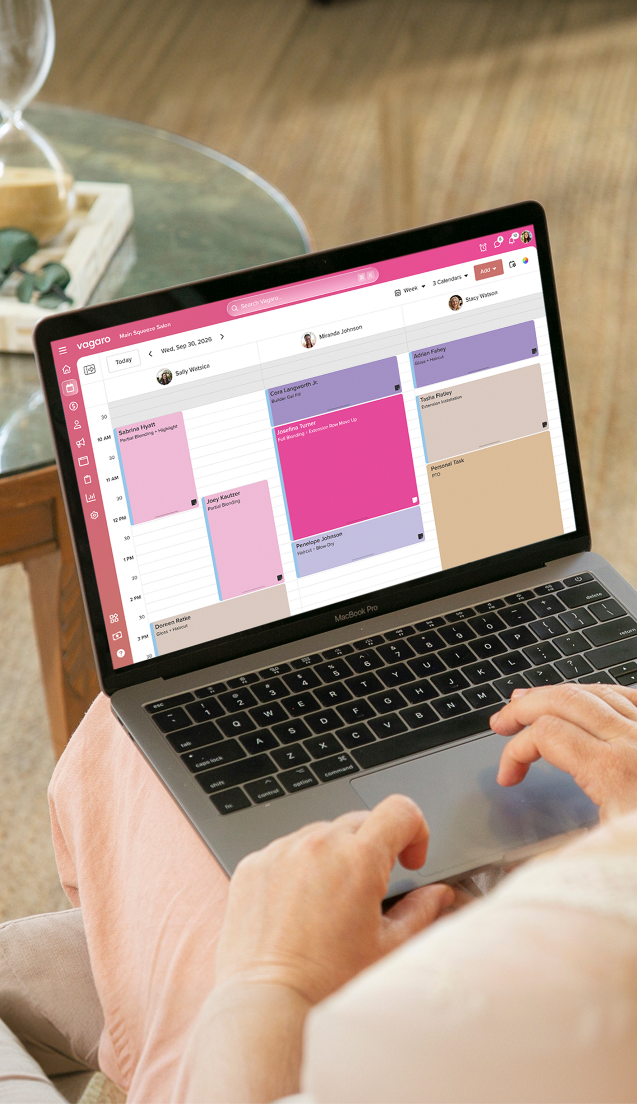 Request a guided tour of the Vagaro software