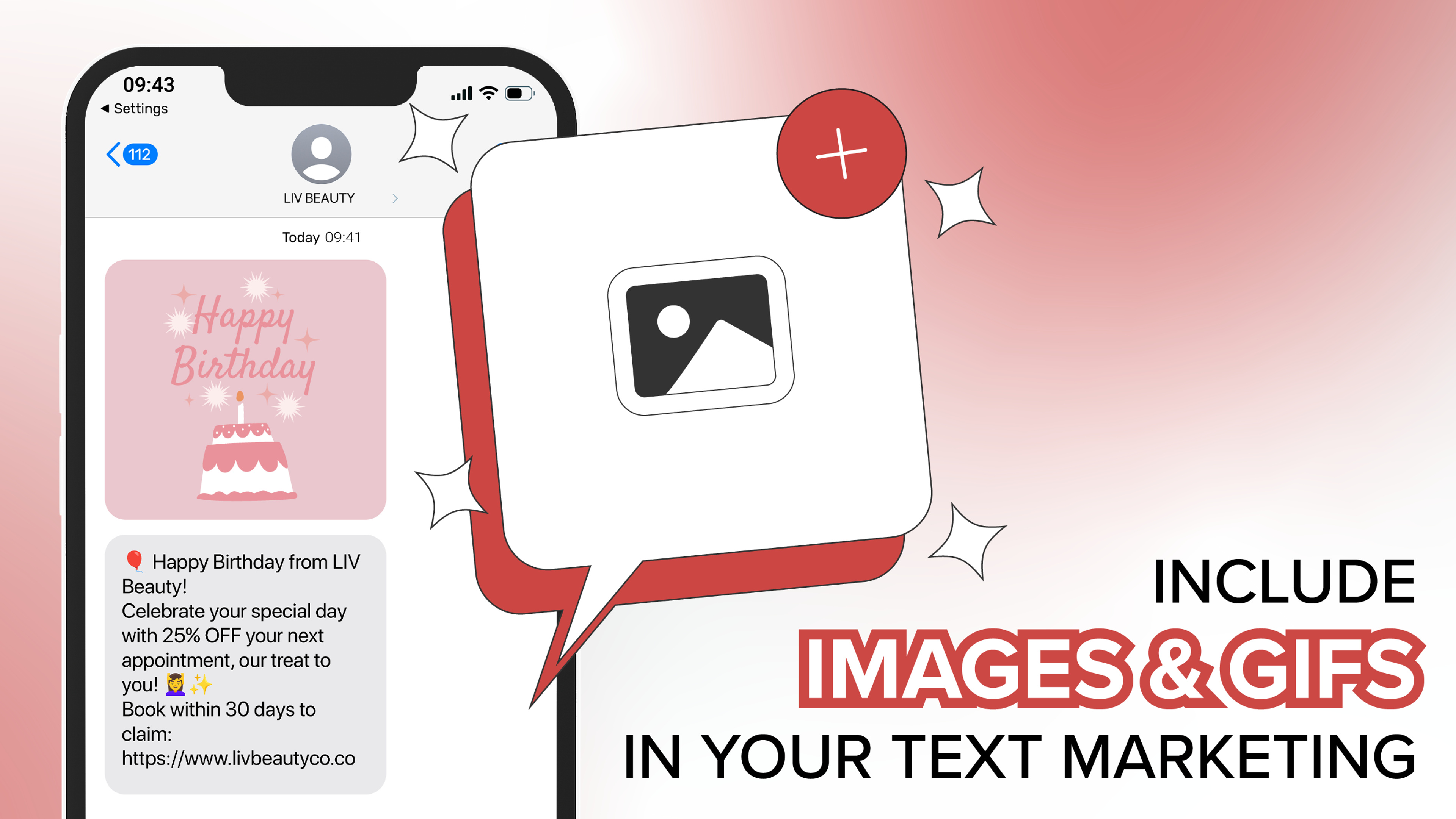 Add Images and GIFs to Text Messages