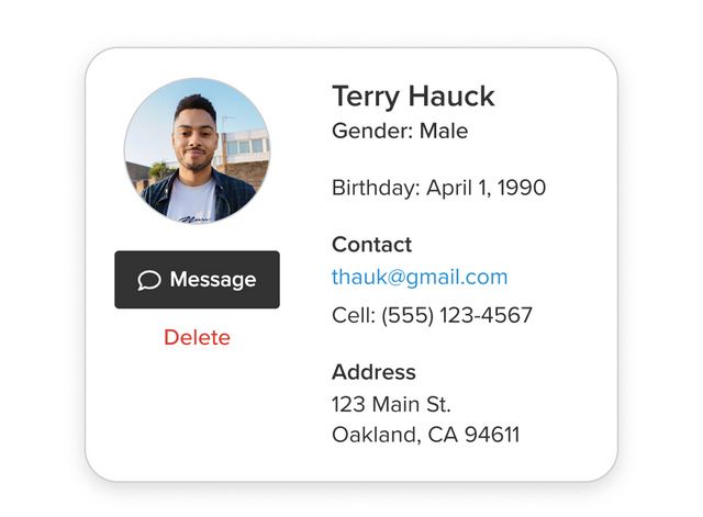 Sync to client profiles
