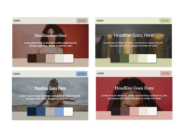 Professionally designed templates