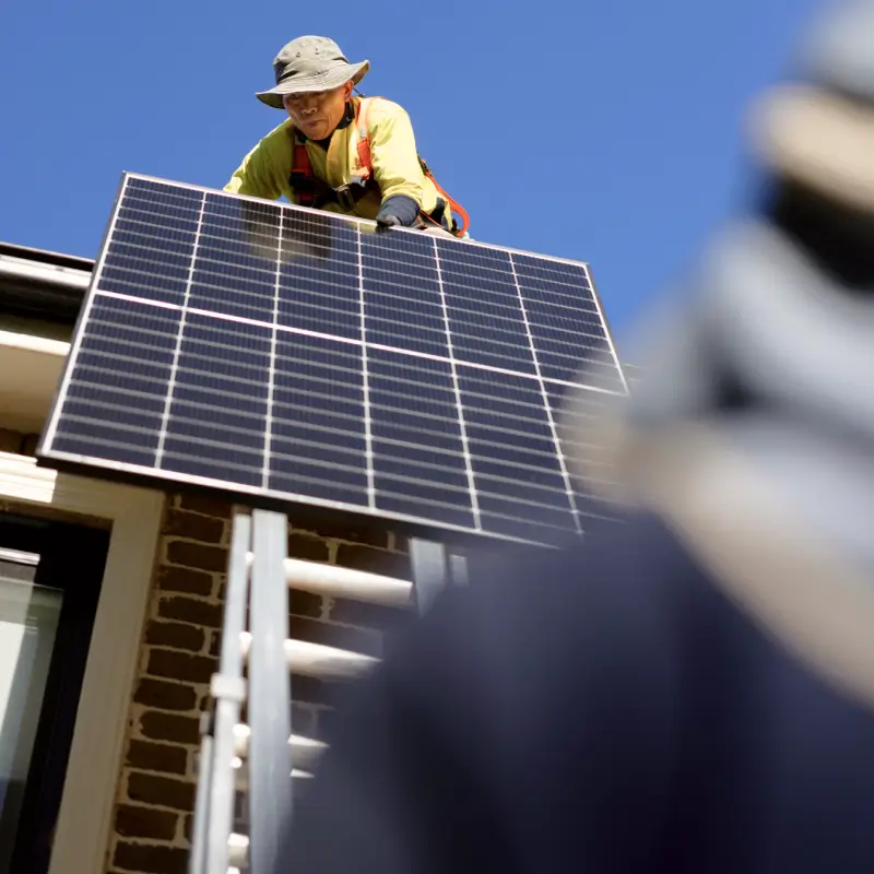 Installing solar panels