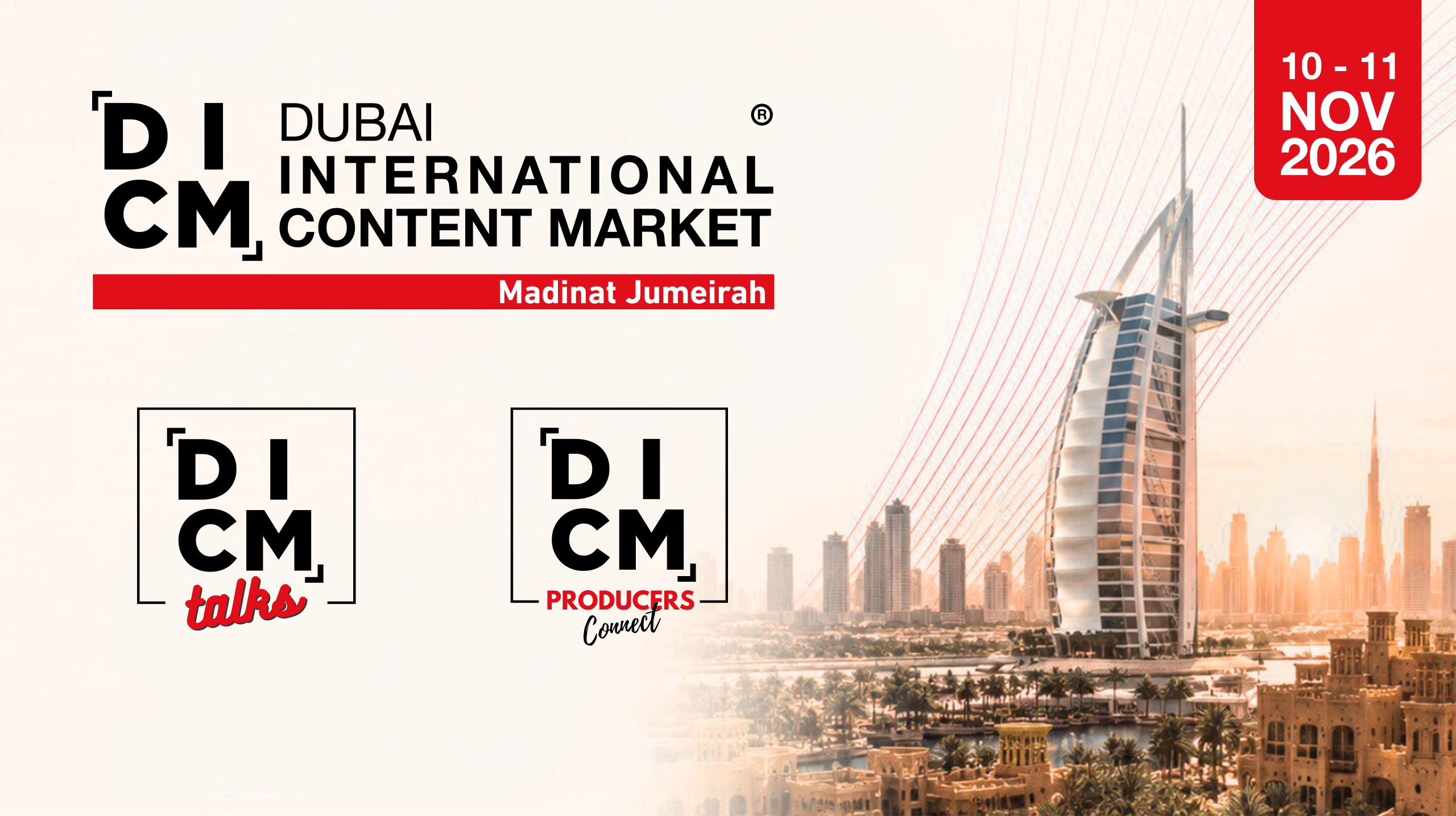 DICM - DUBAI INTERNATIONAL CONTENT MARKET logo