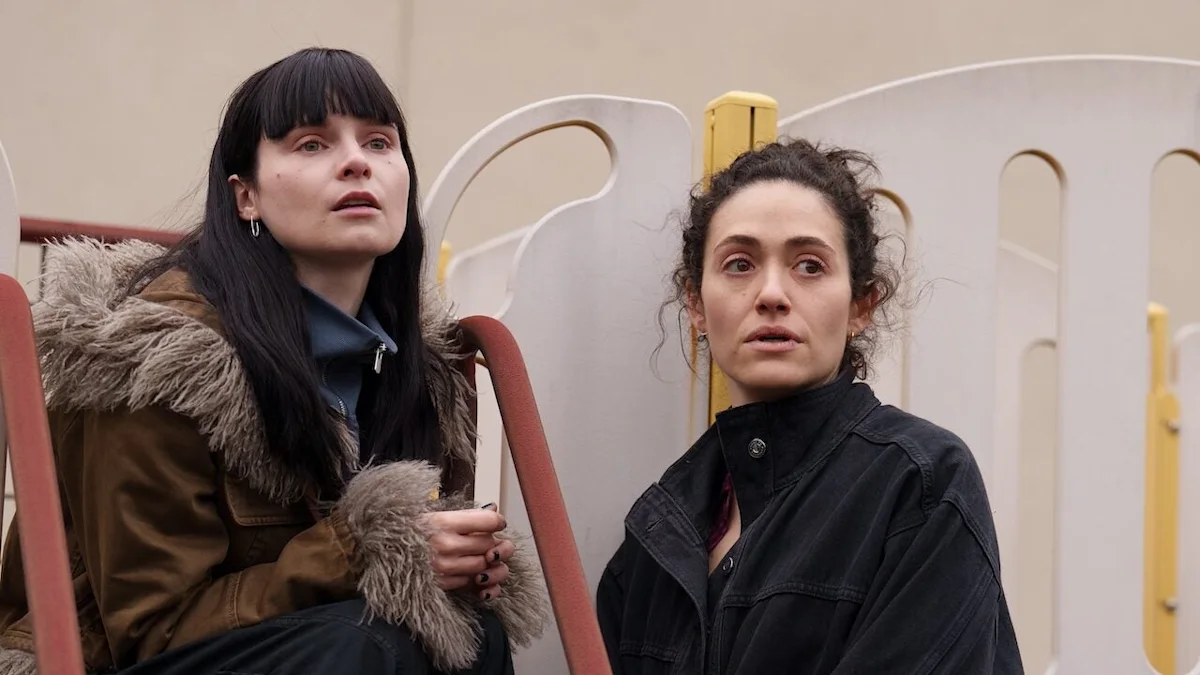 Lola Petticrew and Emmy Rossum in "Furious"
