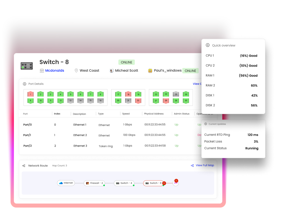 SuperOps product screenshot