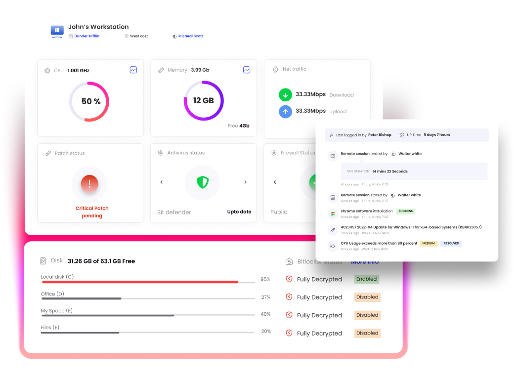 SuperOps product screenshot