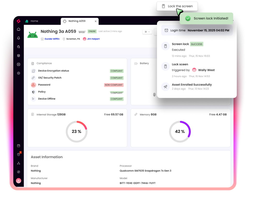 SuperOps product screenshot