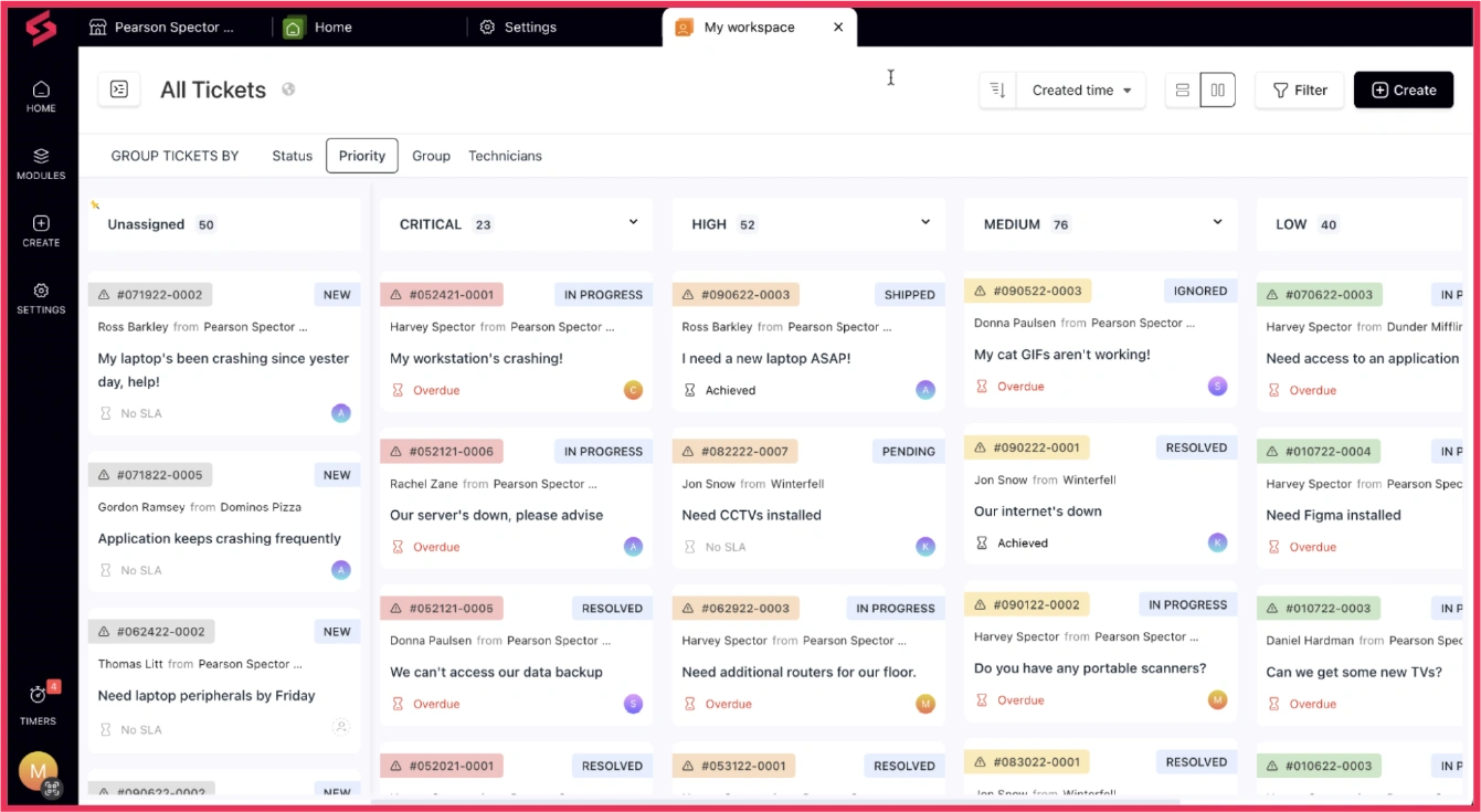 SuperOps as IT ticketing system.webp