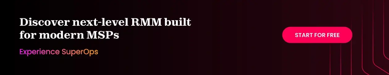 Manage remote monitoring with SuperOps