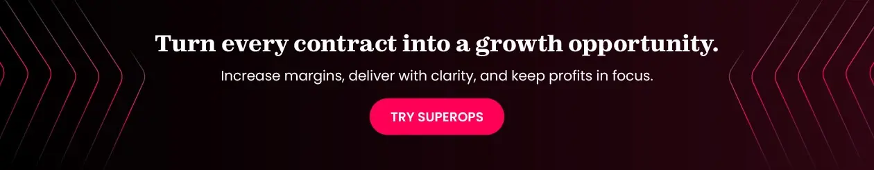Contract management with SuperOps