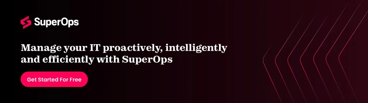 Schedule a demo with SuperOps IT management platform
