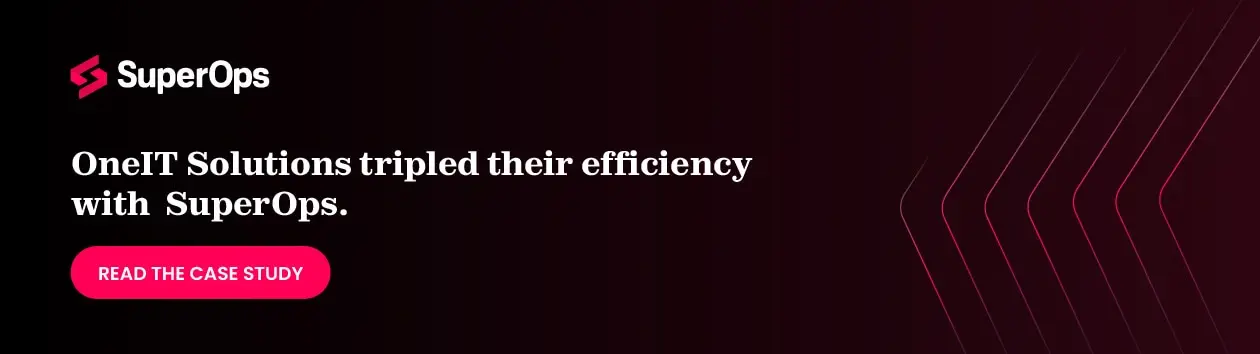  Read this case study to find out how SuperOps helps MSPs grow