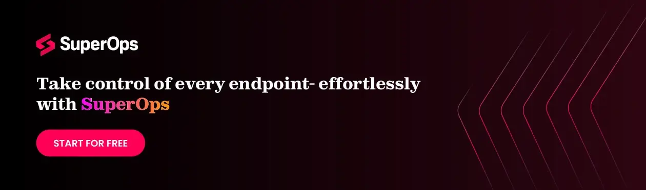 Endpoint management with SuperOps