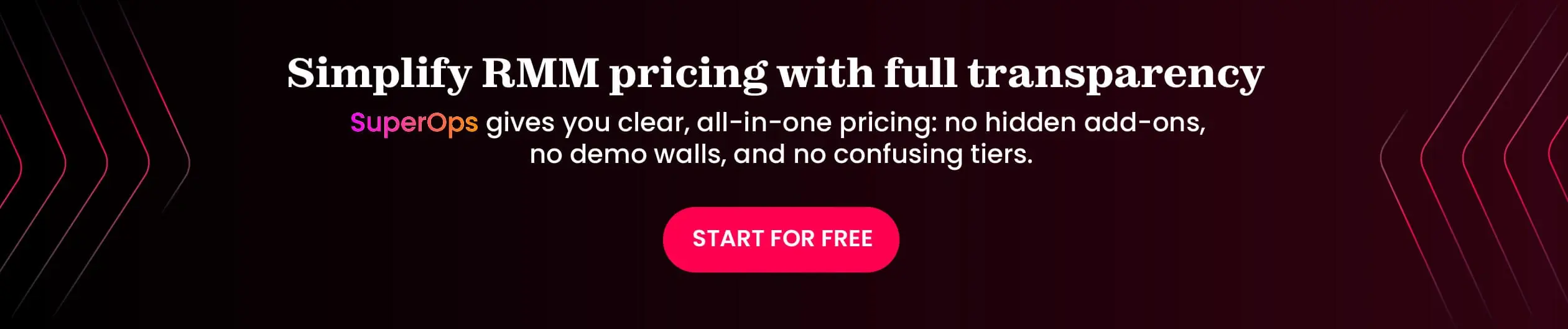 Explore SuperOps RMM plans with transparent, all-inclusive pricing