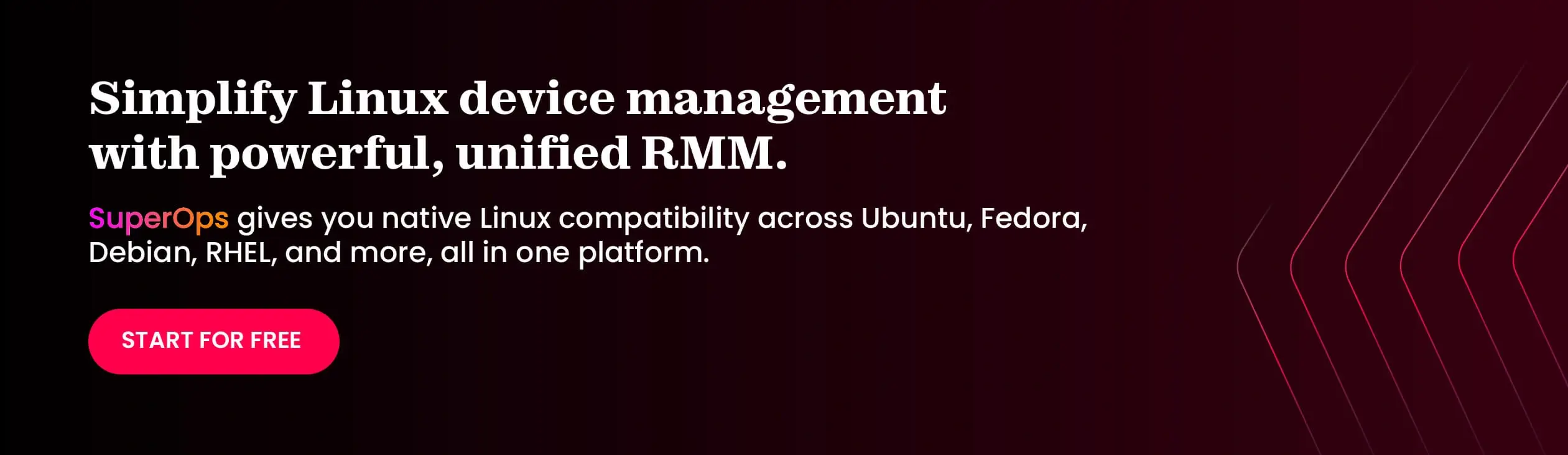 Explore SuperOps RMM for Linux with full compatibility and transparent pricing