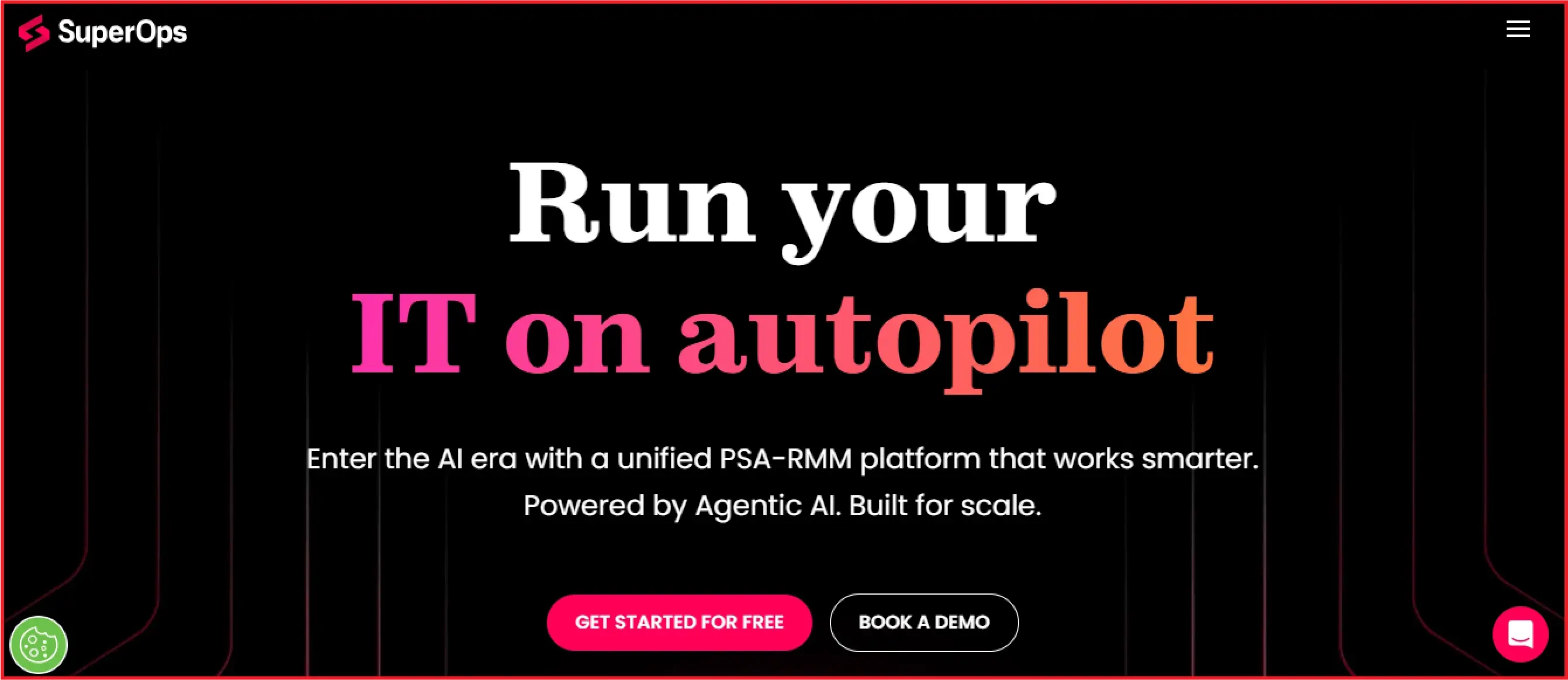 SuperOps website homepage