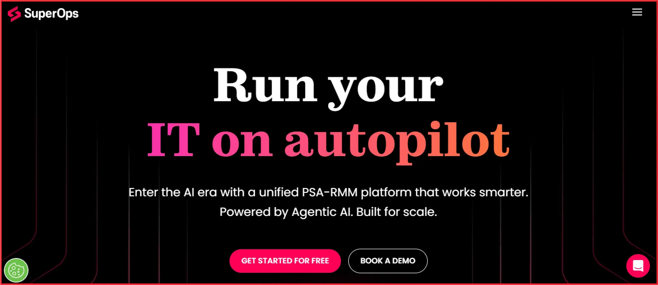 SuperOps website homepage