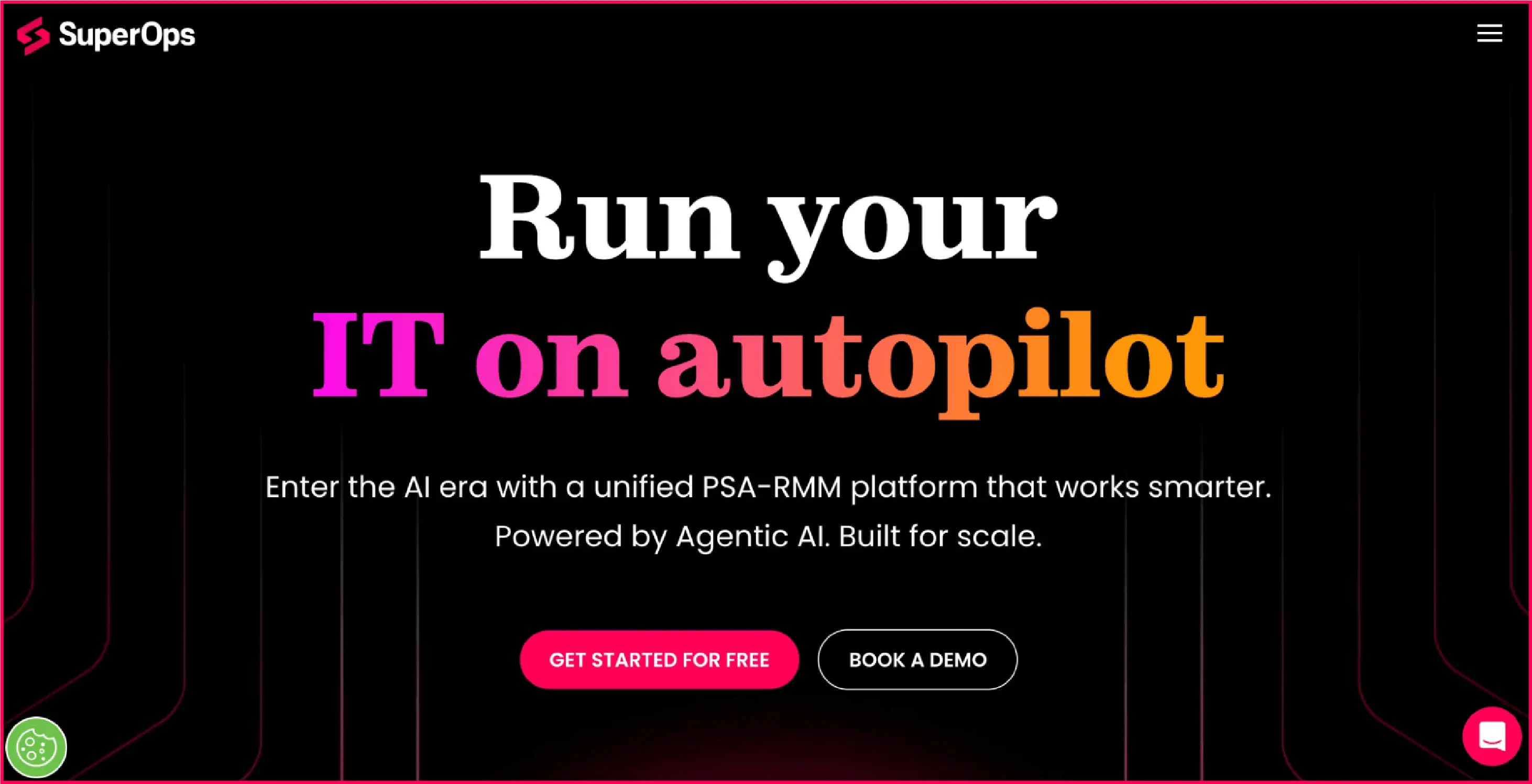 SuperOps website homepage