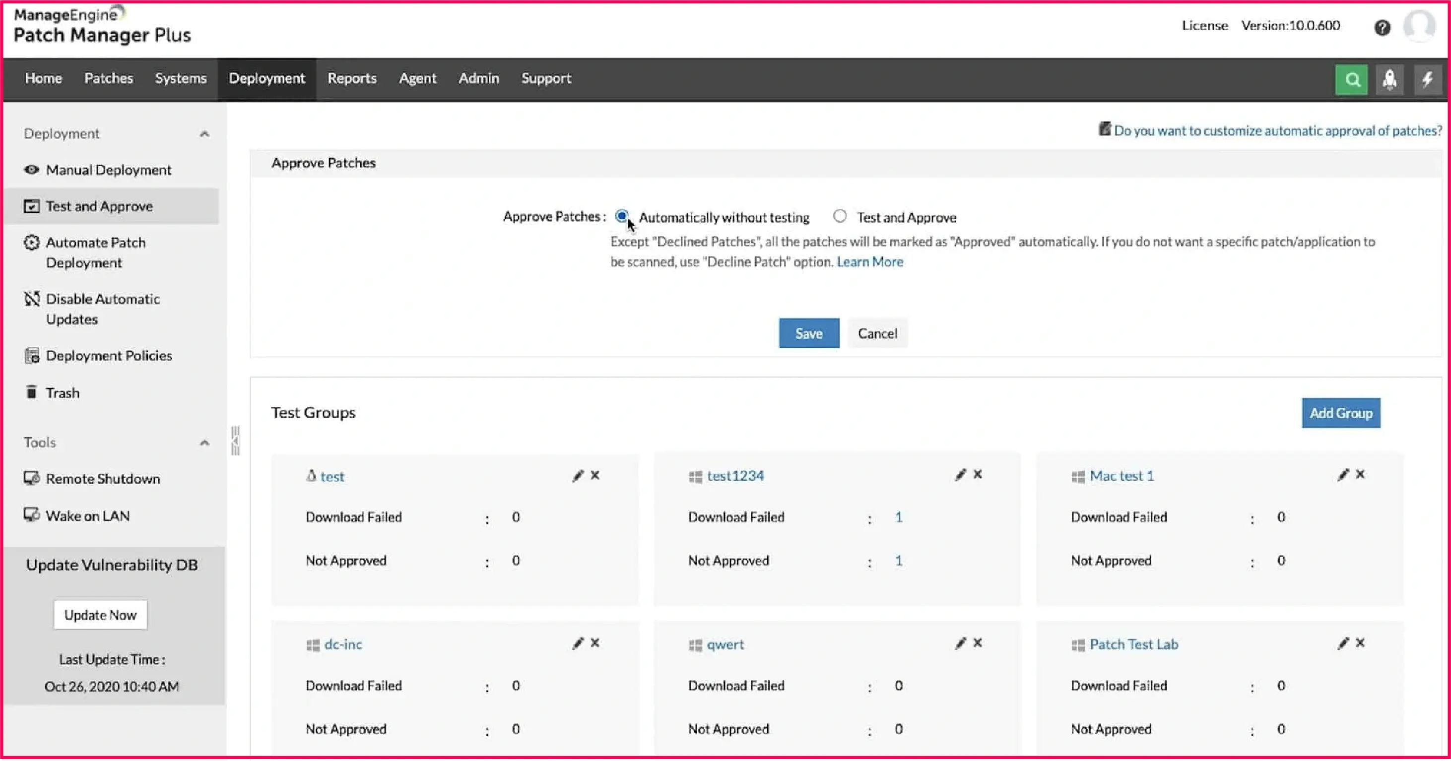 ManageEngine Patch Manager Plus