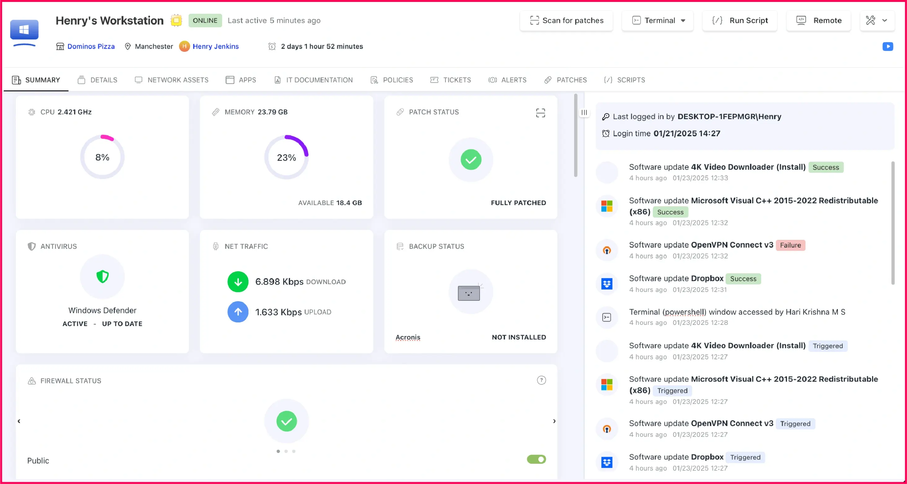 SuperOps as RMM  software for MSPs