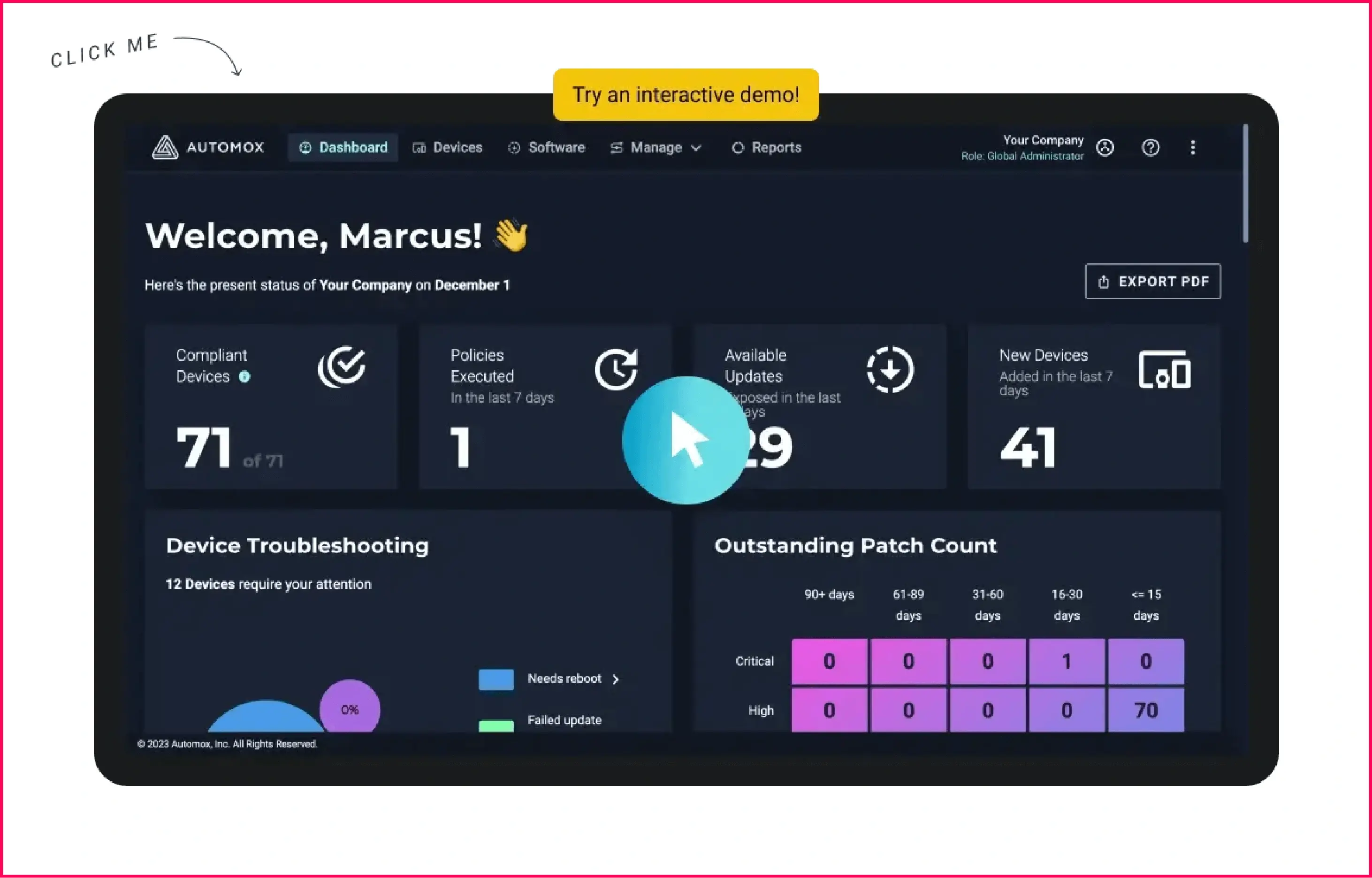 Automox patch management software