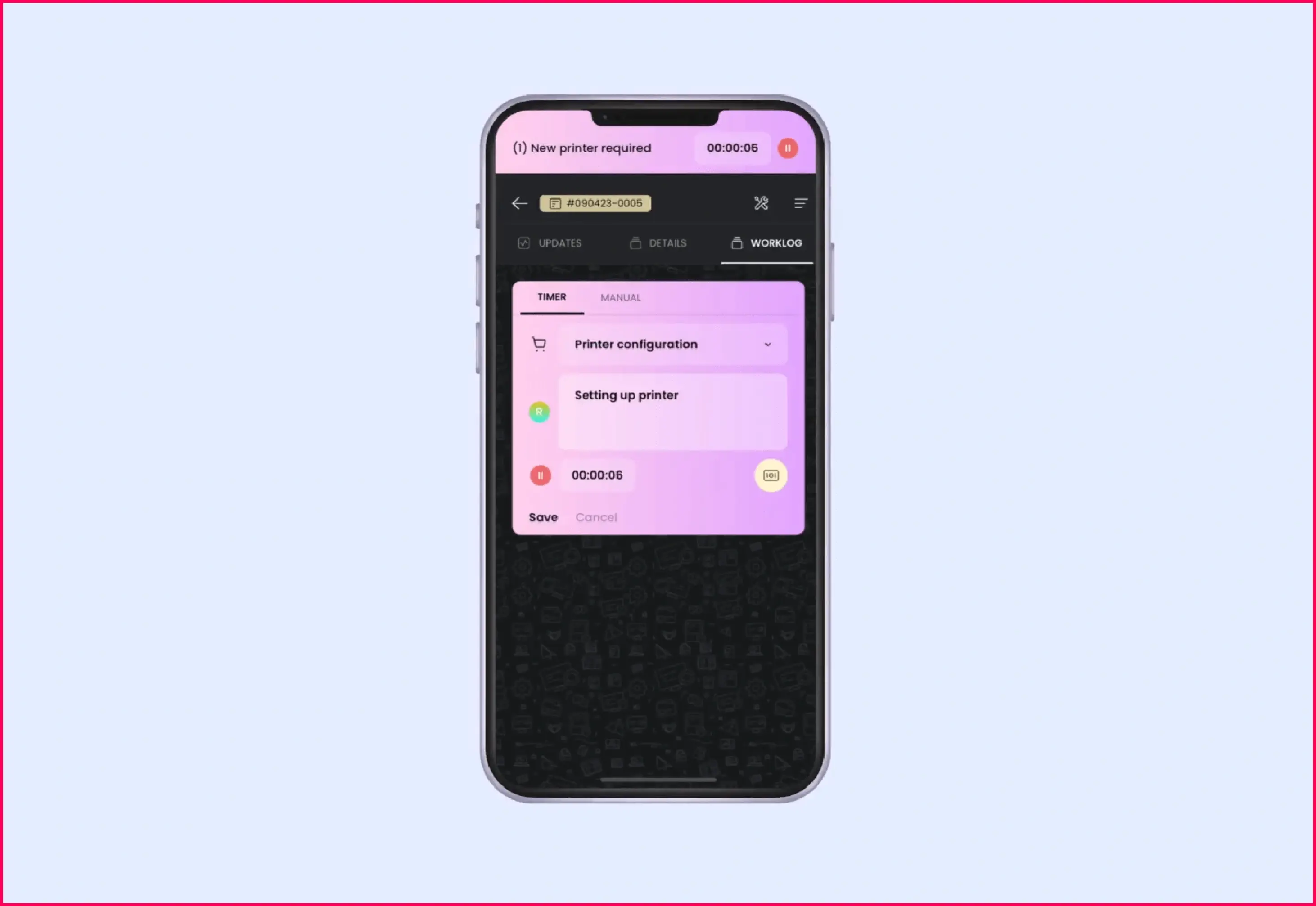 Track every hour with SuperOps