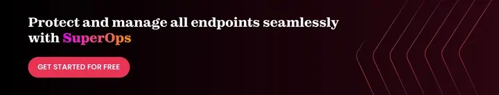 Endpoint management with SuperOps