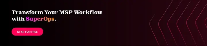 SuperOps platform for MSPs