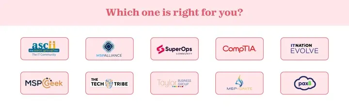 Best peer groups for MSPs