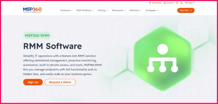 MSP360 software homepage