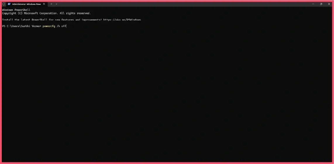 Disable Fast Start up using Power Shell