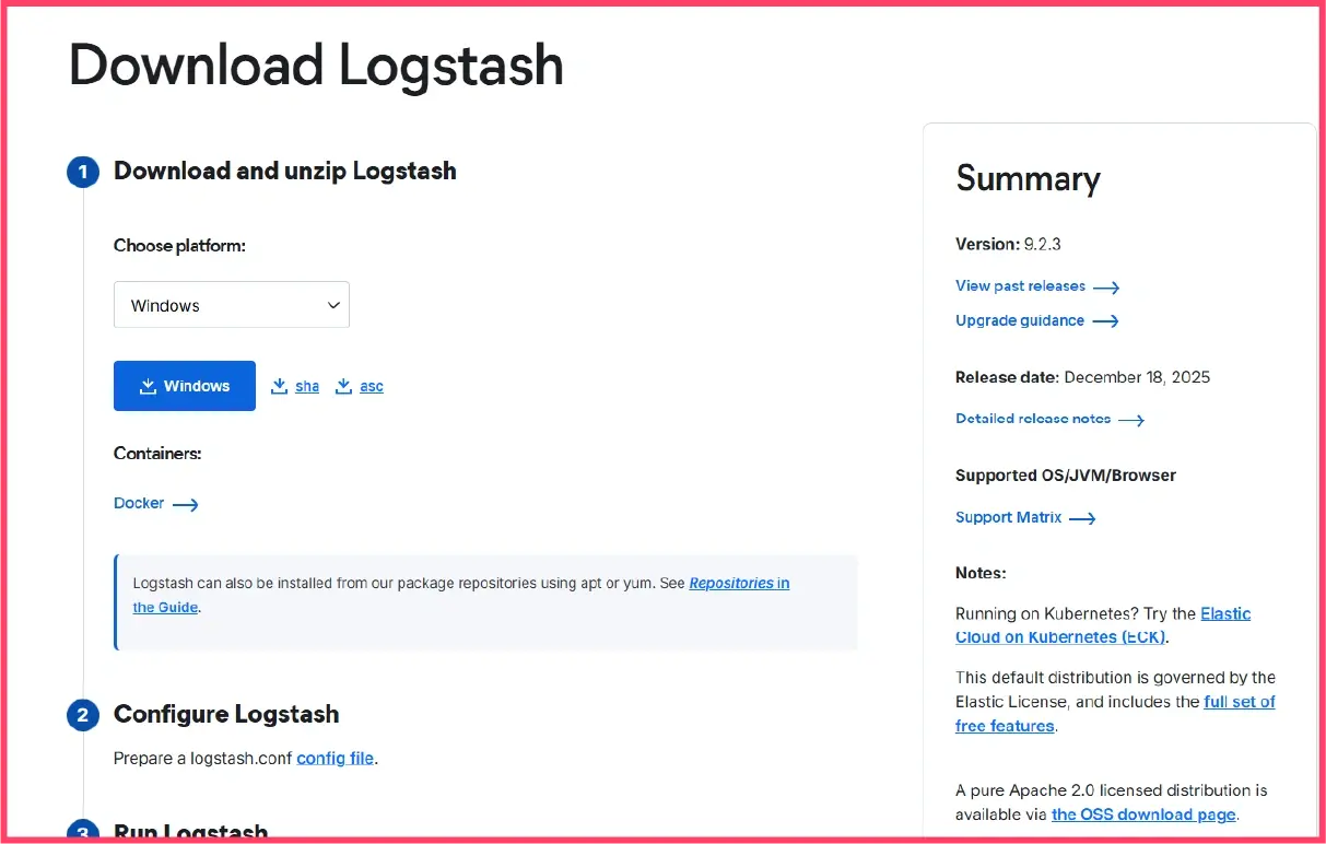 Download Logstash