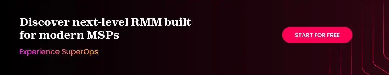 Manage remote monitoring with SuperOps