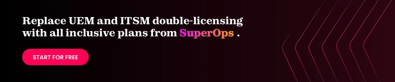 SuperOps unified IT operations platform replaces Scalefusion and ITSM tools