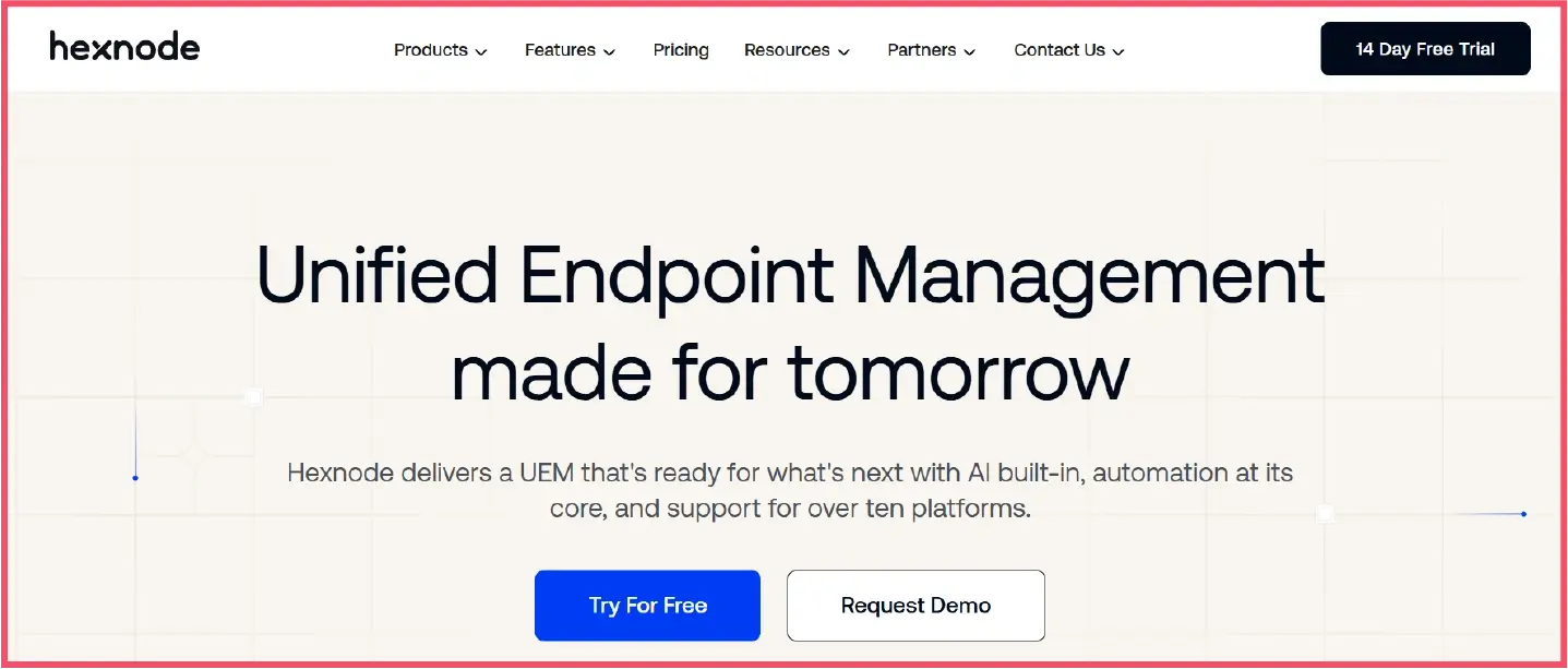 Hexnode cross-OS MDM ManageEngine alternative