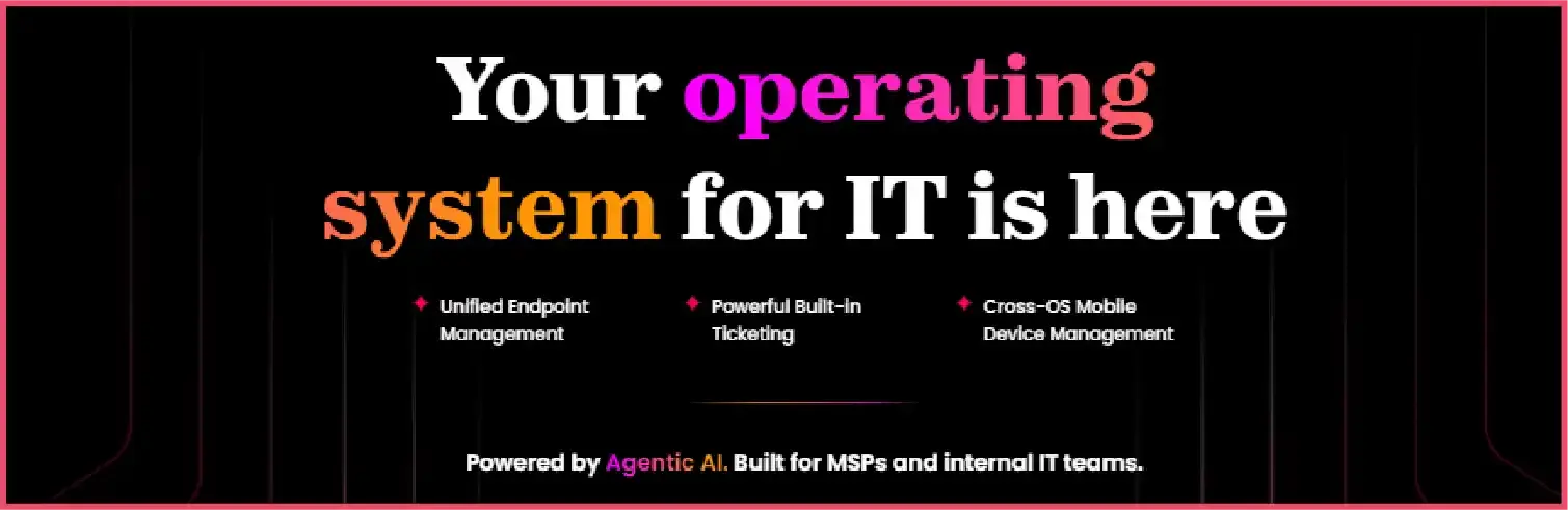 SuperOps UEM for all types of managed services for IT