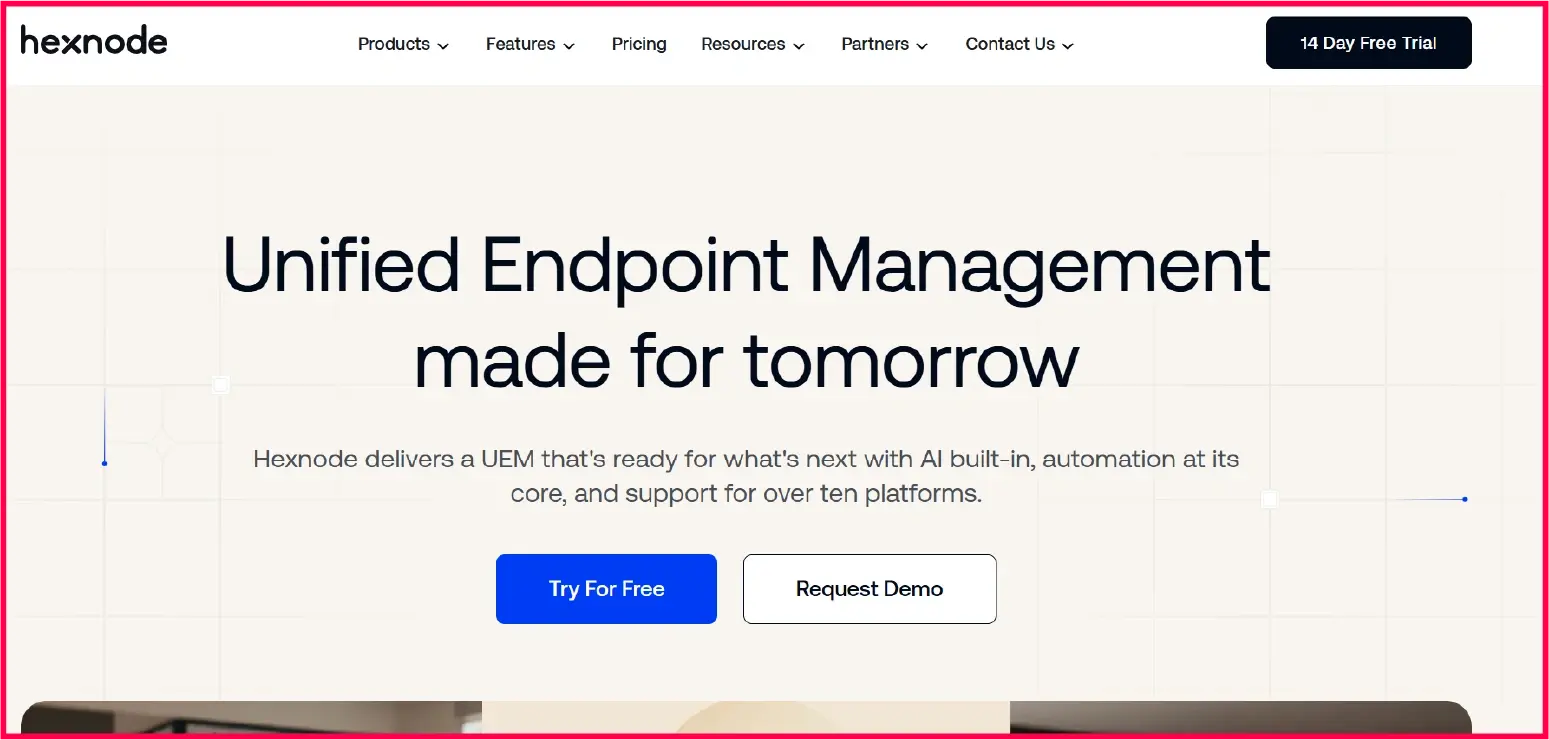 Hexnode UEM cross-platform for device management