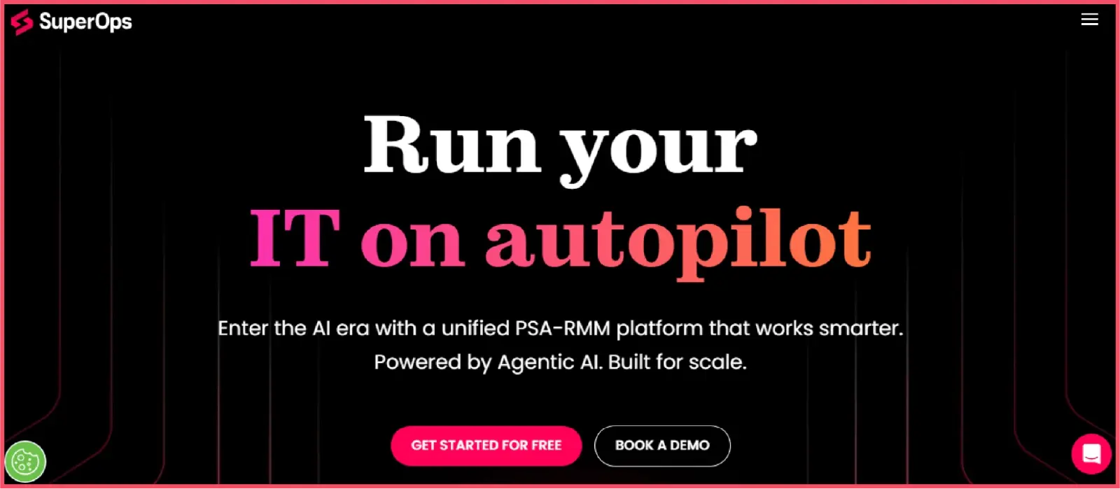 SuperOps website homepage