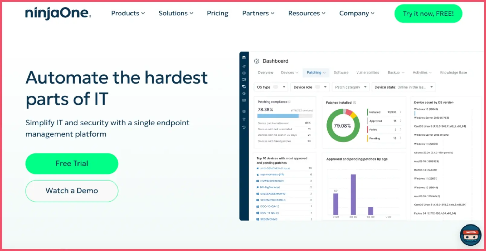RMM tool comparison NinjaOne vs Atera