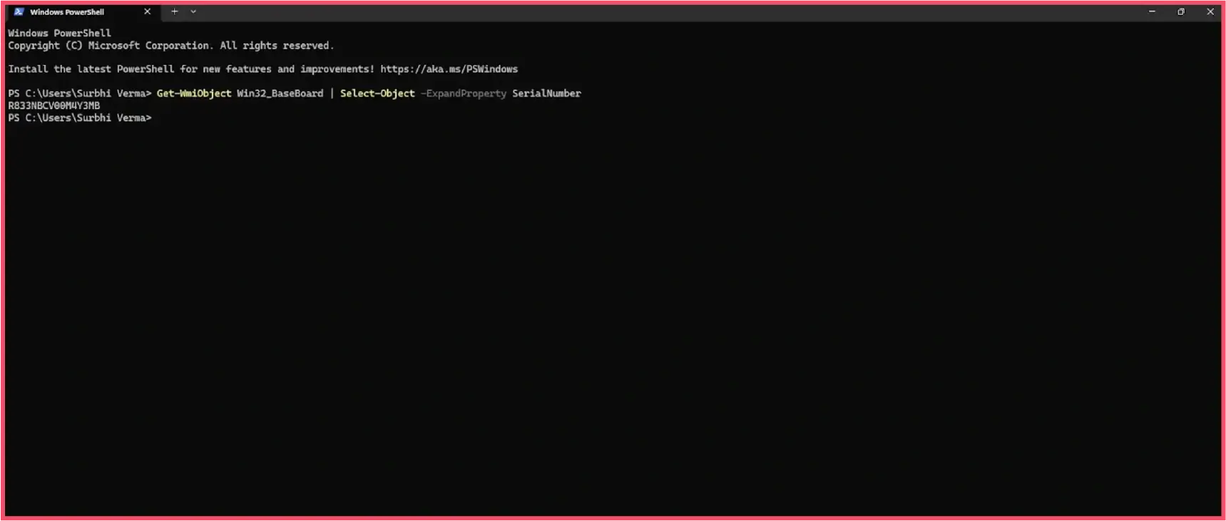 How to find HWID using PowerShell